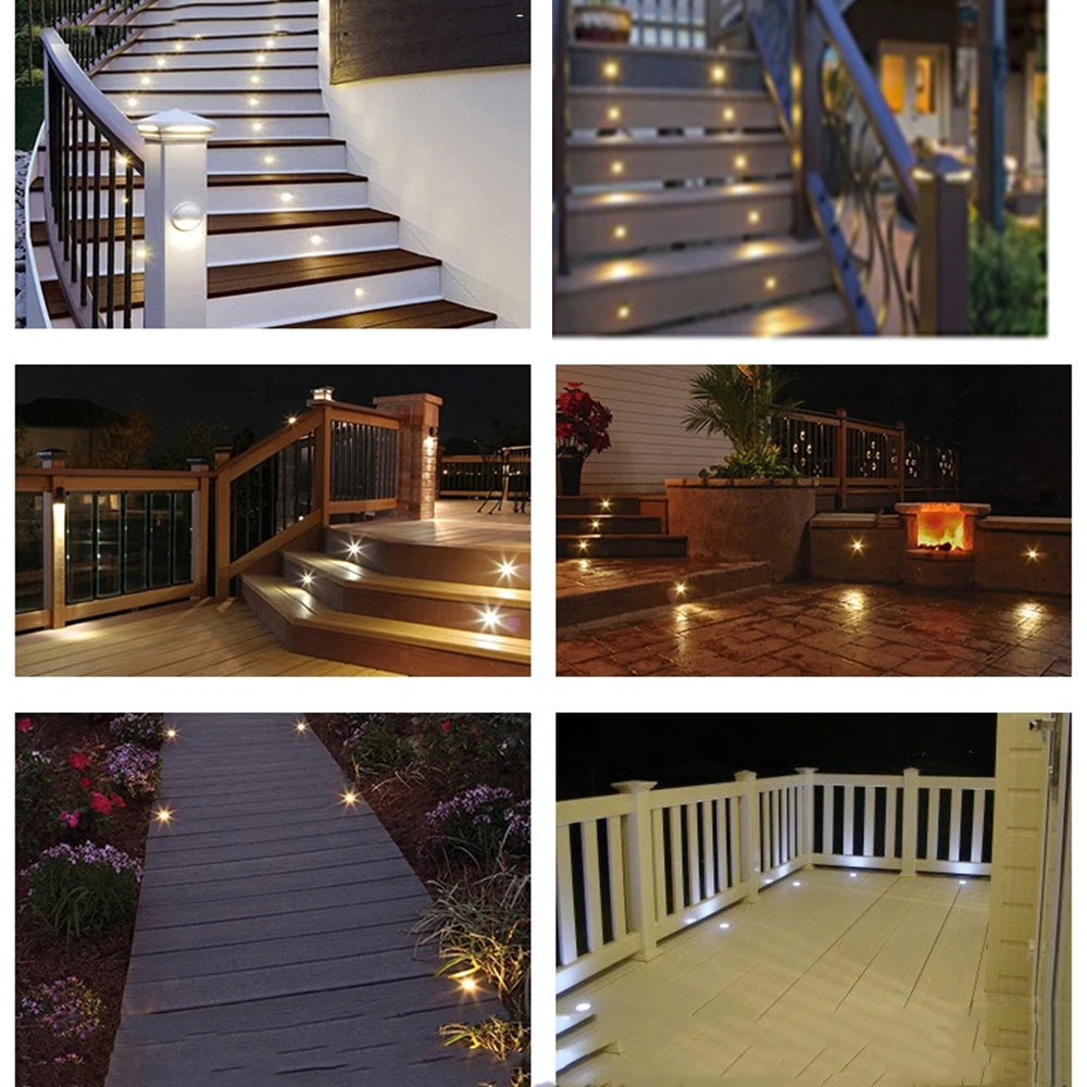 lumière led mini extérieure ip67 12v argentée moderne câble étanche