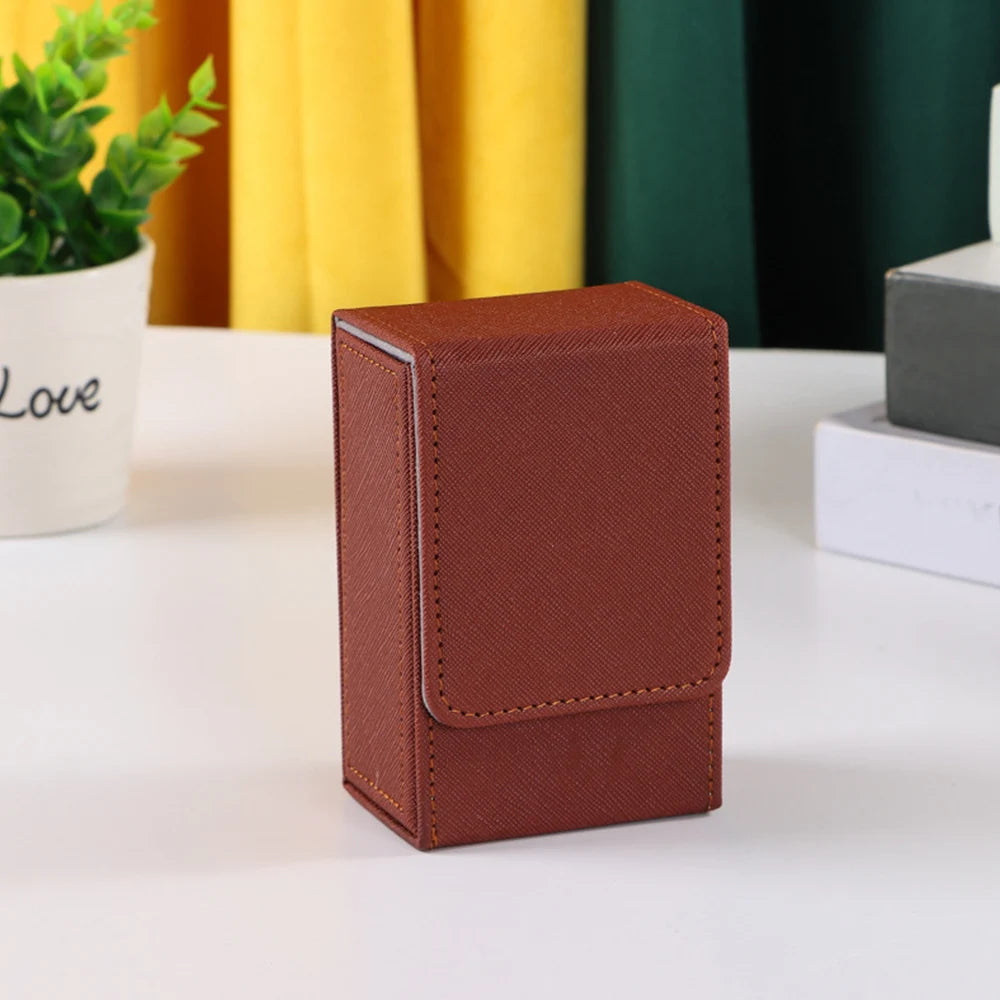 boîtes bijoux simili cuir rouge marron gris noir modernes fermoirs rangement durable