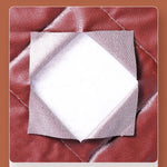 rideau porte marron quilted moderne velcro isolation coupe vent 100x200cm