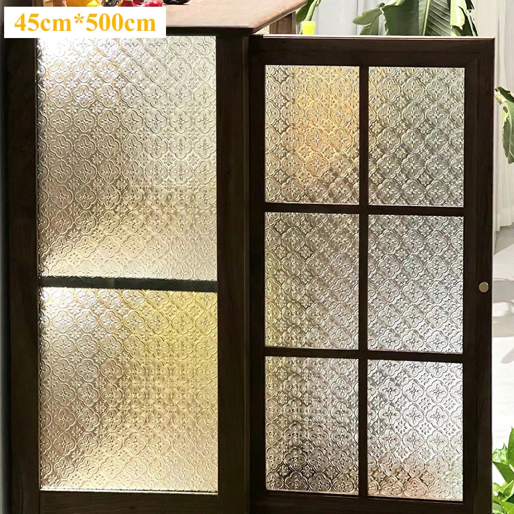 film décoratif fenêtre transparent motifs géométriques adhésif moderne stickers intérieur vitre geometrie