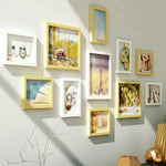 cadres photo modernes verriers blanc noir jaune rose lisses brillants divers motifs illustrations enfants