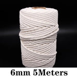 corde macramé coton blanc naturelle décoration murale artisanale bricolage rustique textile