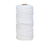corde macramé coton 100m 3mm texturée artisanale verte rose jaune bleu clair craft deco