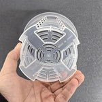 pots orchidées transparents ventilation plastique racines controle maison