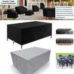 Housse imperméable pour table de jardin avec design moderne