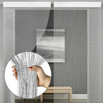rideaux argentés franges brillantes modernes transparents salon chambre