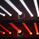 projecteur led noir professionnel dmx 180w effet halo strobo 3d prisme