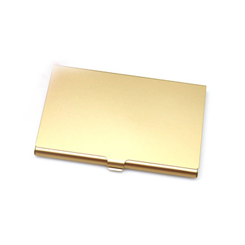porte cartes réutilisable métal coloré rose doré moderne clip