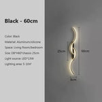 lampe murale led or blanc contemporaine réglable sans fil 60 80 100cm