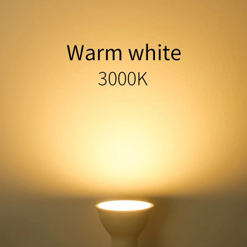 ampoule led gu10 249 2000 lumens blanc mat moderne 50000 heures 120 degrés