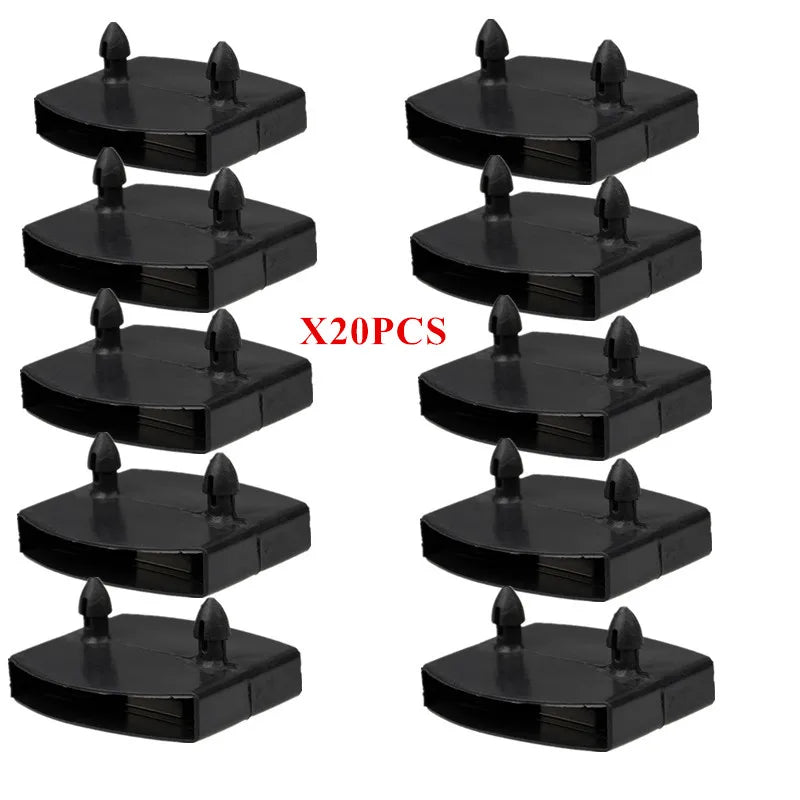 supports lattes sommier noir bois clair plastique fonctionnels 10 20 pièces double simple tête