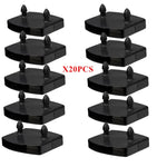 supports lattes sommier noir bois clair plastique fonctionnels 10 20 pièces double simple tête