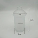 distributeur savon liquide verre blanc moderne fixation murale sans motif mousse Pompe intégrée clean