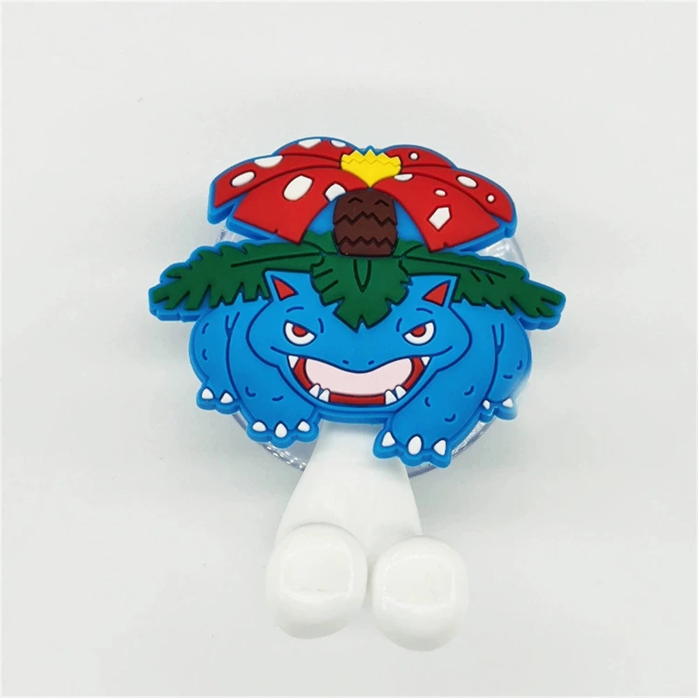 porte brosse dents murale pokemon pikachu squirtle bulbasaur ventouse salle bain