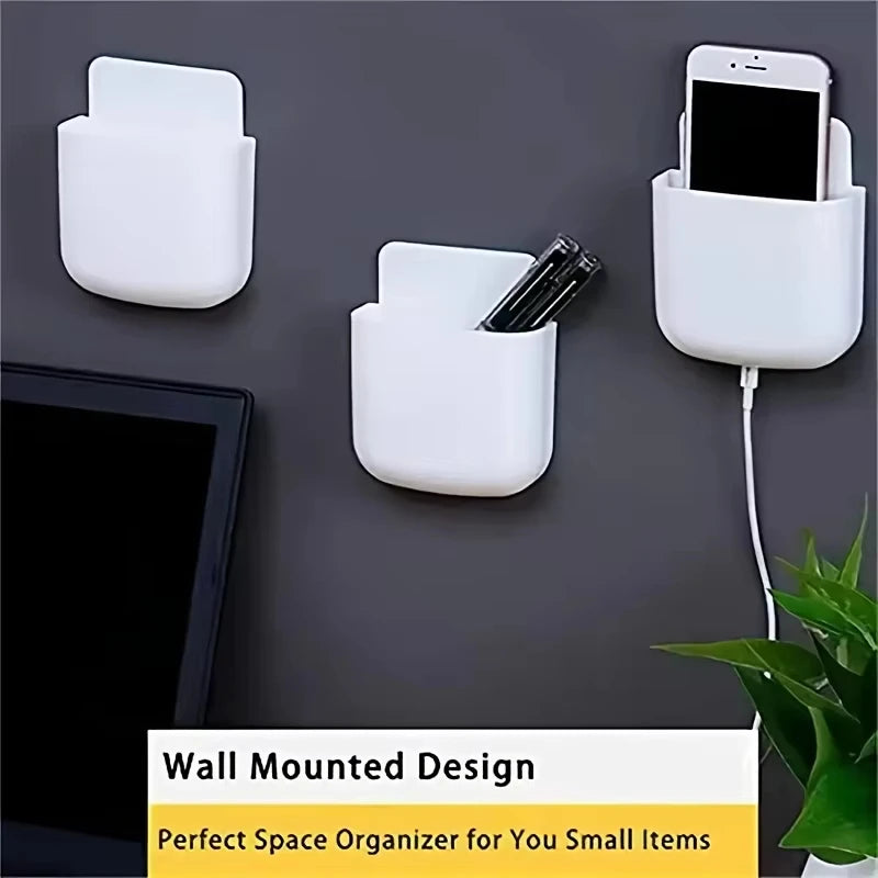 porte téléphone mural adhésif moderne couleur rouge bleu rose gris blanc matériau plastique rechargeable