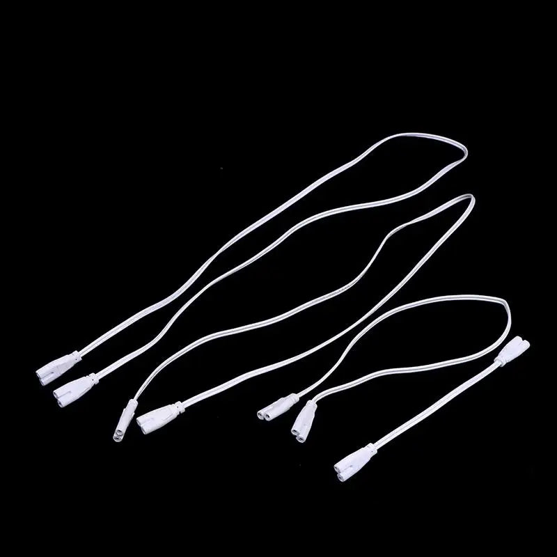 câble électrique blanc moderne 24v t4 t5 t8 led 100cm 50cm 20cm connecteurs eyelets