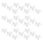 clips décoratifs transparents fleurs simples minimaliste décoration lumière fête mariage 100 pièces