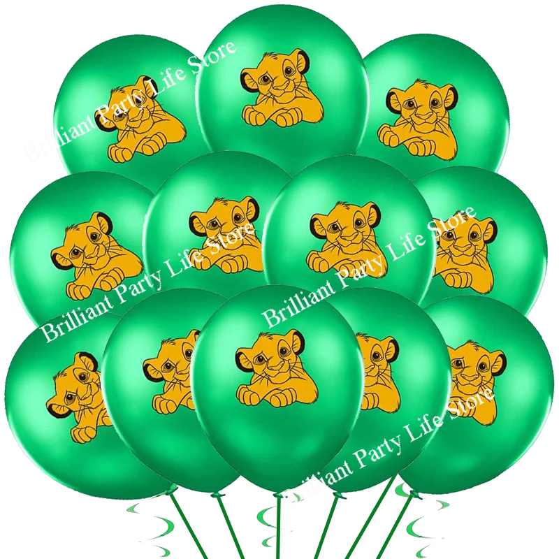 Ballon latex 12 pouces thème Simba