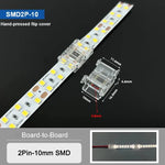 connecteurs led blanc jaune vert bleu 5v 48v 5mm 8mm 10mm clips transparents modernes