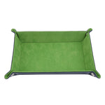 plateau rangement velours moderne pliable violet bleu rouge vert