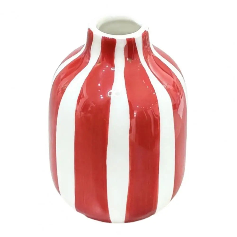 vase céramique rayé rose blanc jaune rouge bleu moderne intérieur décoration fleurs séchées