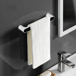 porte serviettes mural moderne texture tissée blanc bleu doré violet fixe salle bain kitchen