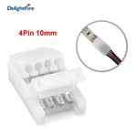 connecteurs led ruban adhésif moderne broches 10mm blanc opaques 5a 24v ws2812b rgb