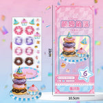 jouets construction 3d multicolores motifs animaux textures brillantes adhésif kawaii enfantin pièces base plate