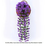 guirlande artificielle roses violettes blanches modernes décoration intérieure extérieure mariage anniversaire festive