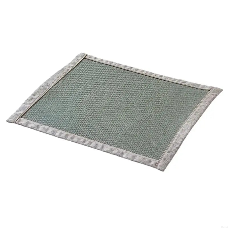 coussin chaise tissé bambou vert olive marron clair moderne 45x45cm 50x50cm mousse pu