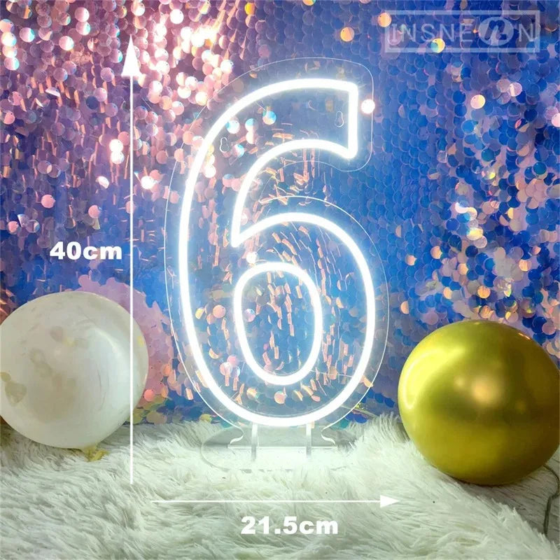 numéros lumineux led blanc transparent moderne minimaliste commutateur usb included kit visserie suspension