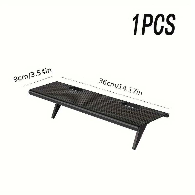support pliable noir moderne étagère pliante clips magnétiques rangement écologique