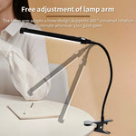 lampe moderne pinces noir lisse protection yeux flux lumineux câble usb interrupteur