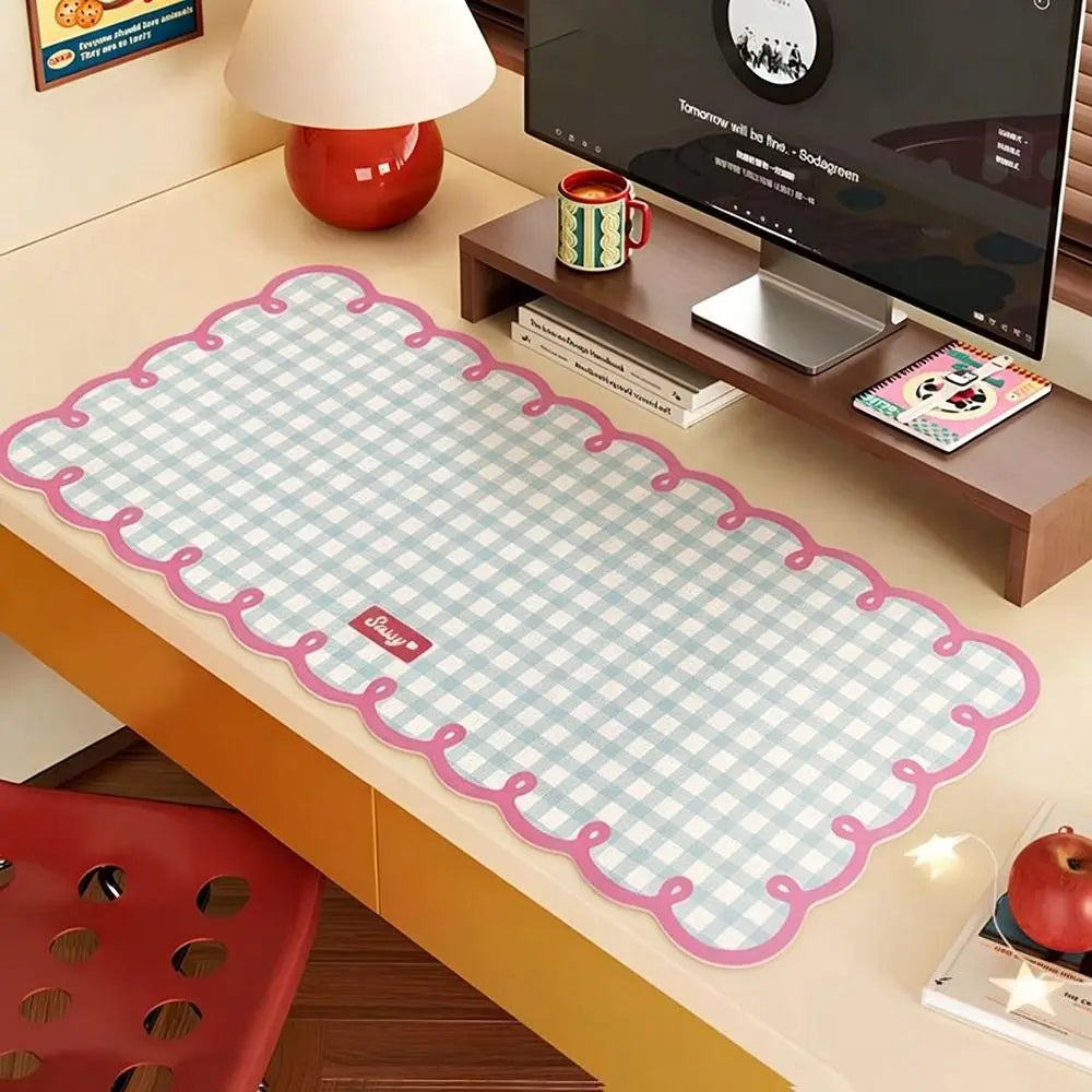 tapis moderne carreaux beige rose bleu adhésif 30x60cm 35x80cm opaquet décors