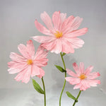 fleurs artificielles papier grandes marguerites décoration mariage anniversaire événements transparentes moderne minimaliste