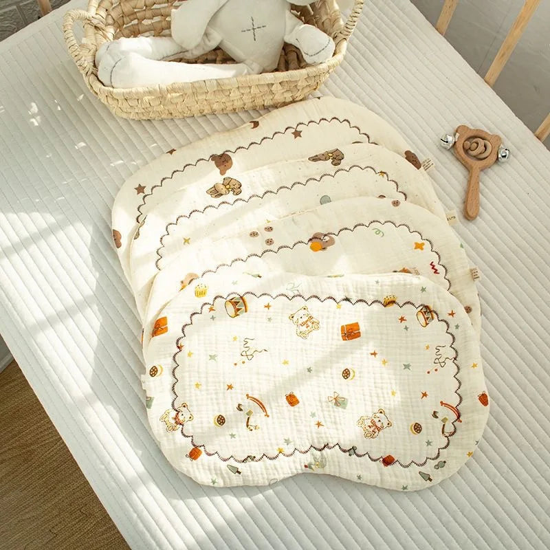 coussin bébé ours étoiles lunes animaux coton mignon doux enfant quatre saisons