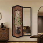 tableau mural decoratif geometrique oil canvas alu frame maison accessoires deco classic rustique
