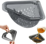 bac déchets moderne transparent aimanté évier cuisine organisateur filtrant lisse