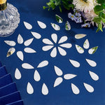 miroirs autocollants muraux argentés formes géométriques modernes décoration intérieure bricolage DIY 100 pièces transparents