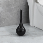 brosse wc pot wc or noir blanche texture martelée moderne élégant