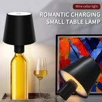 lampe table rechargeable usb tactile noir blanc moderne certification rohs flux lumineux faible