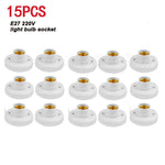 socquettes vis e27 ampoules blanc modernes base lampes doubles fixations plafonnier lumière or supports