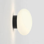 lampe murale moderne blanche verre rond ø150mm ø110mm éclairage quotidien fixée mur