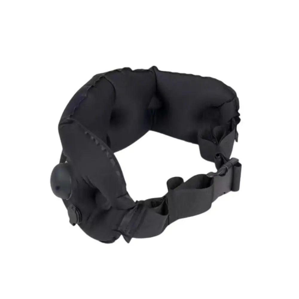 coussin lombaire gonflable confortable noir sac rangement ajustable lit forme