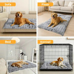 lit animal coussin gris peluche douce moderne confortable 60x120cm 45x90cm 40x60cm