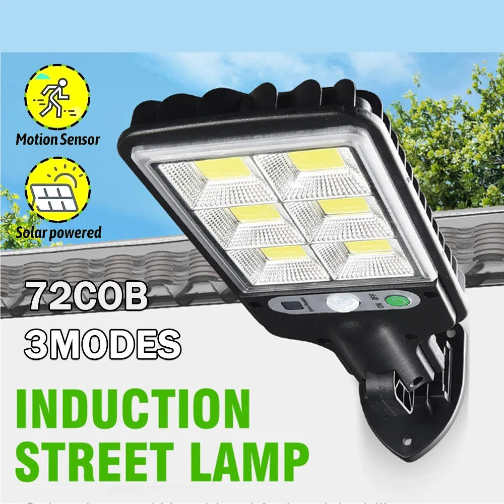 lampe solaire extérieure détecteur mouvement noir jaune blanc moderne épuré fixations incluséesversible auto