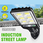 lampe solaire extérieure détecteur mouvement noir jaune blanc moderne épuré fixations incluséesversible auto