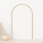 décoration murale bois arche bordure dentelée minimaliste bohème naturel festive accent