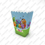 assiettes jetables anniversaire enfants dessins animés fleurs papillons couleurs unies star festive