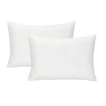taies d'oreiller polyester coton motif uni bleu marine orange gris moderne fixations pack coussins